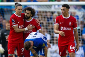 Dua Gol Salah Tidak Cukup Untuk Memastikan Kemenangan Bagi Liverpool Di Brighton