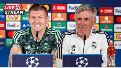 LIGA SPANYOL : Ancelotti Rayu Toni Kroos Berharap untuk Batalkan Niat Pensiun