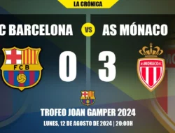 Barcelona Takluk Melawan As Monaco Di Laga Pramusim